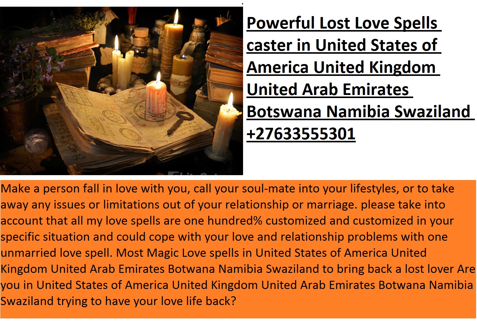 simple love spells +27633555301