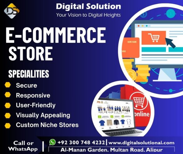 🚀 Launch Your Own E-Commerce Store with Digital Solution AI! 🛍️💻