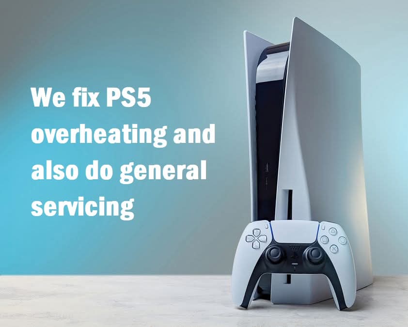 Servicing and over heating issues for ps5 fix