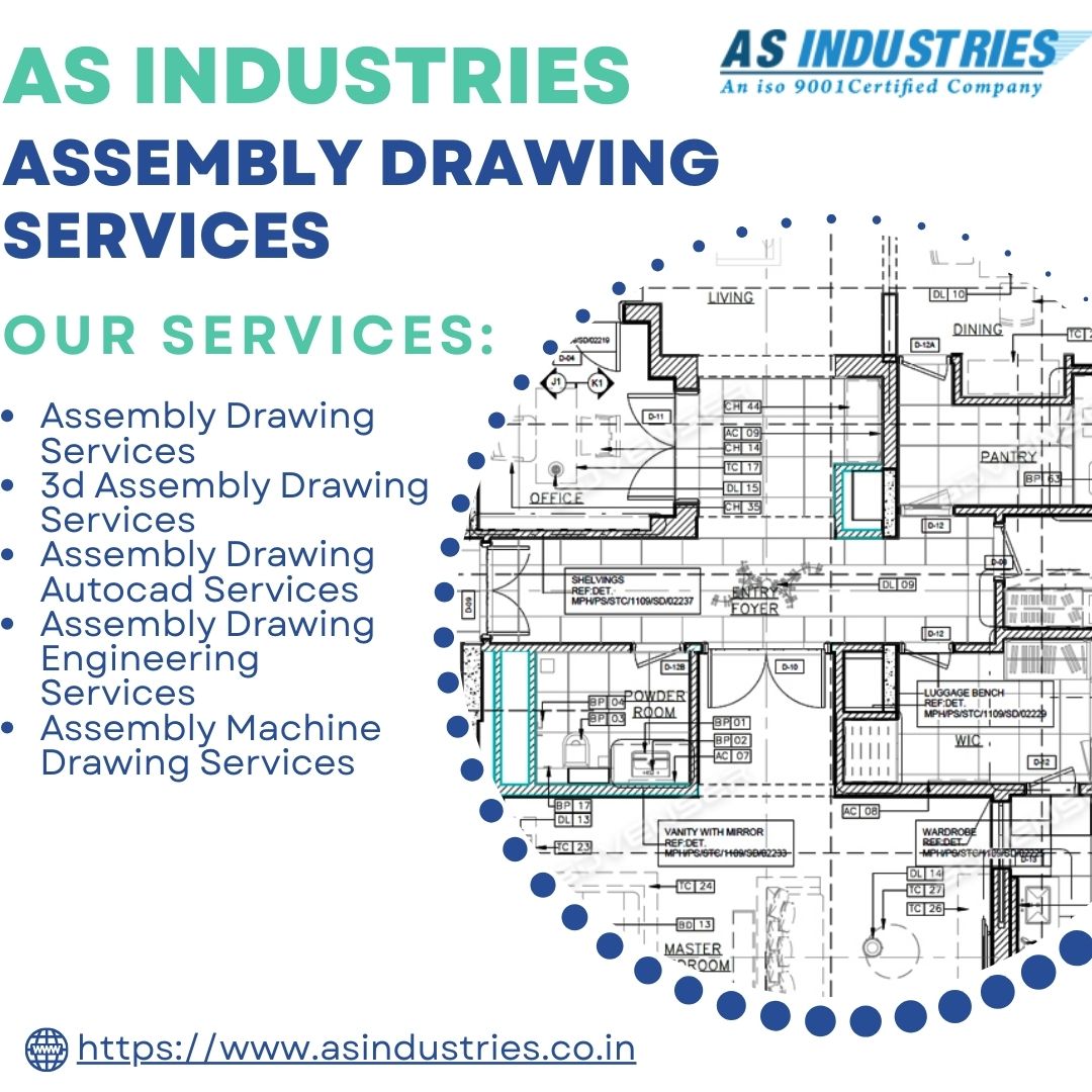 Precision Assembly Drawing Services for Industrial Projects in the USA