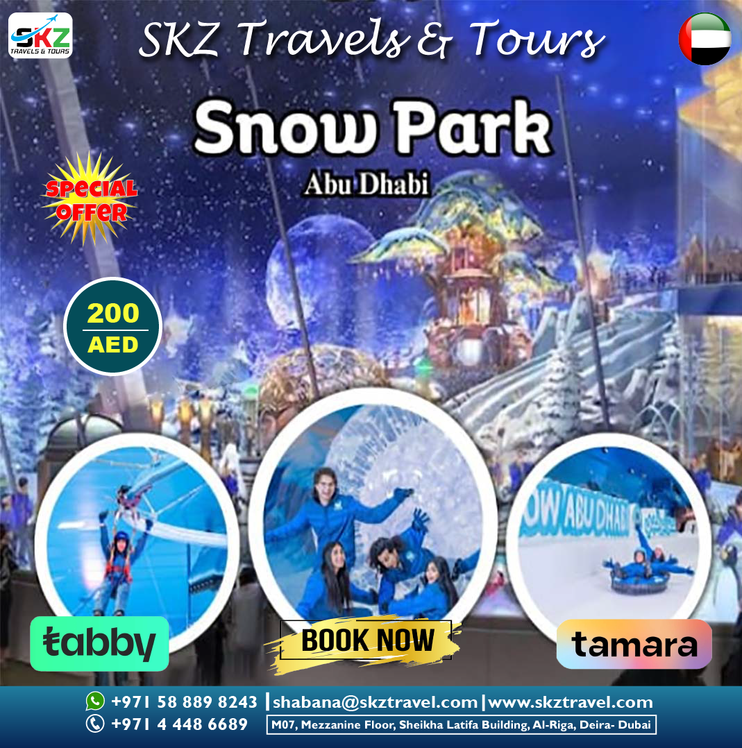 Snow Park Abu Dhabi – Winter Fun for Just AED 200!