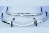 BMW 2000 CS (1965-1969) bumpers by stainless steel new