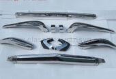 BMW 1502.1602.1802.2002 bumpers (1971-1976) by stainless steel new