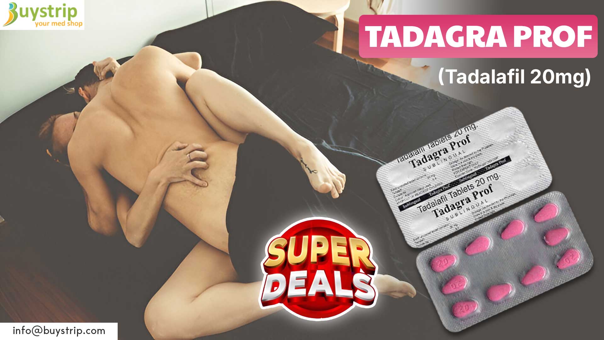 Low Price Tadagra Prof Tablets (Tadalafil 20mg) Order with Free Shipping
