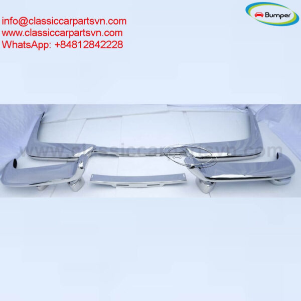 Volvo P1800 Jensen Cow Horn (1961-1963) bumpers by stainless steel new