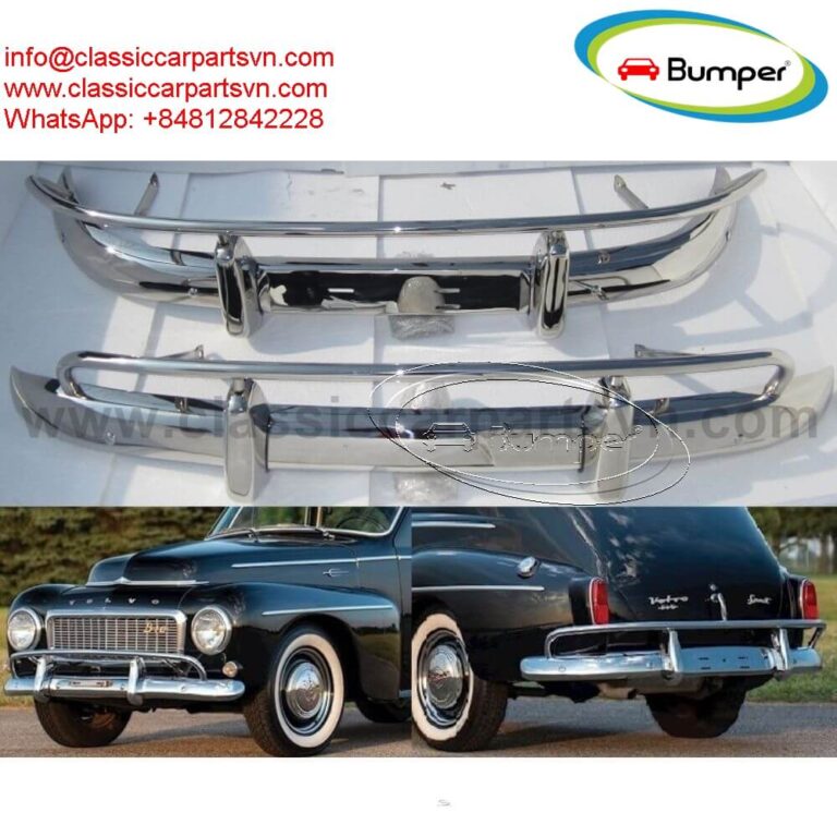 Volvo PV 544 USA type (1958-1965) bumpers by stainless steel new
