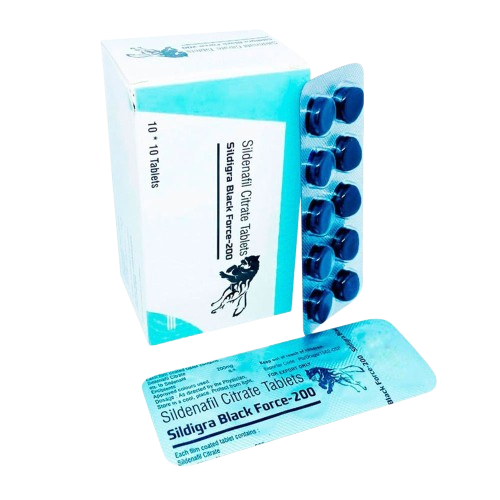 Get Sildigra Black Force (Erectile Dysfunction) 200mg Overnight Delivery in USA/UK/EU