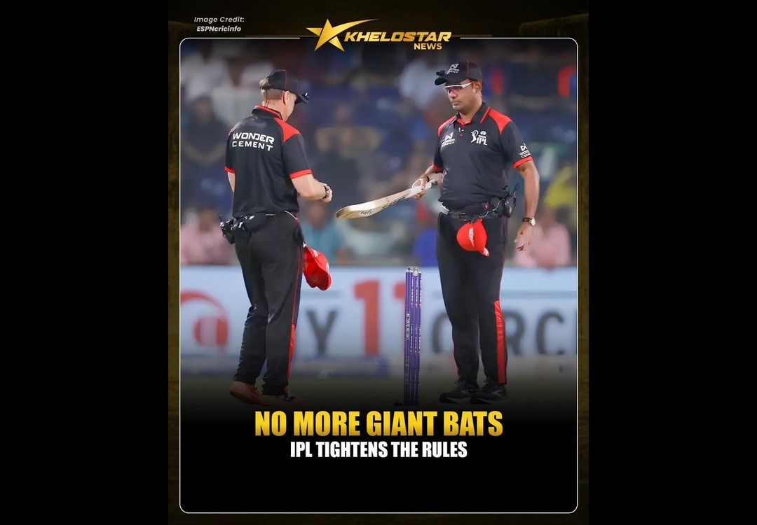 Big Changes in IPL: New Bat Rules in Play! | Khelostarnews