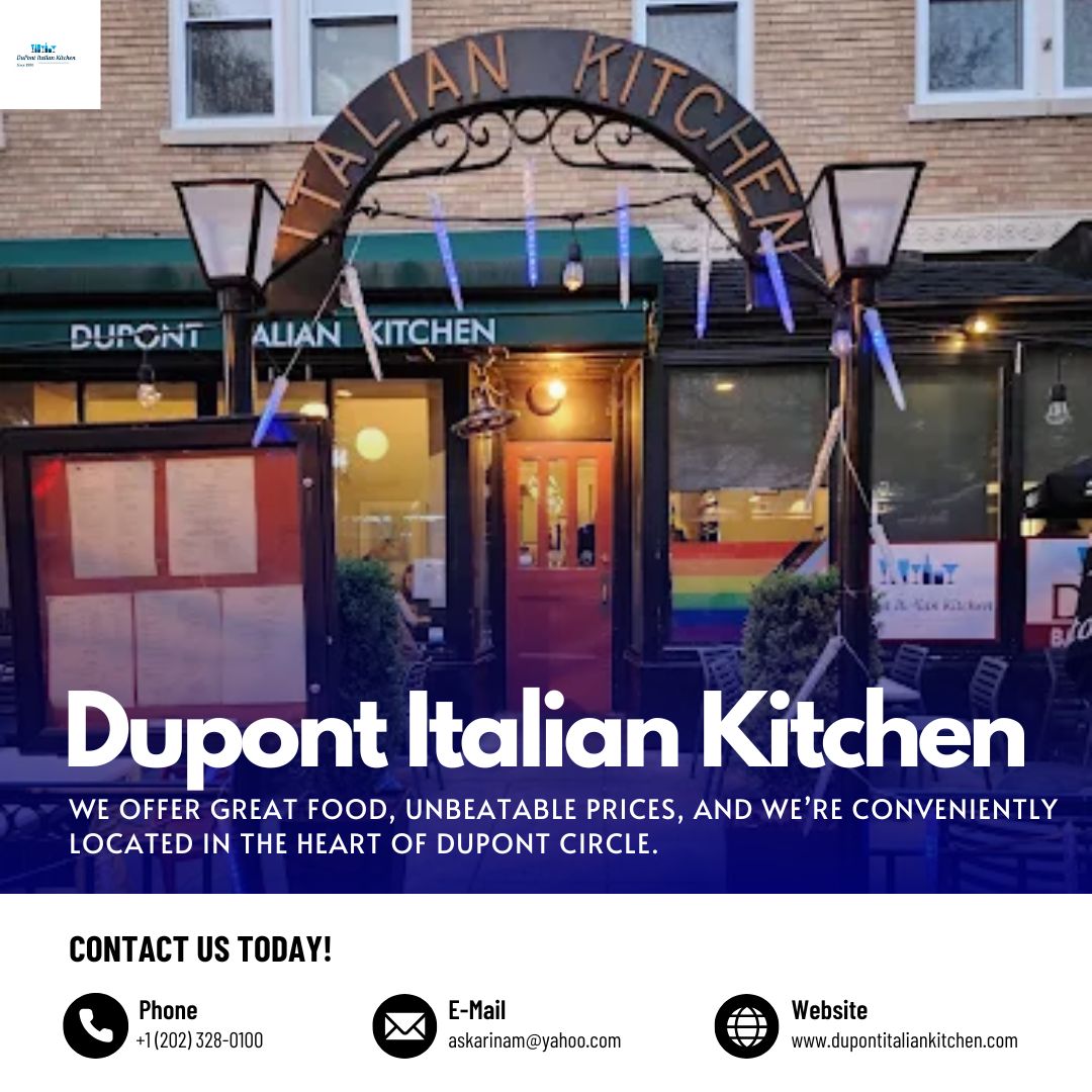 Dupont Italian Kitchen: The Best Italian Restaurant Near You for Authentic Cuisine