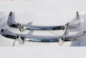 Triumph TR4 (1961-1965) bumpers by stainless steel new