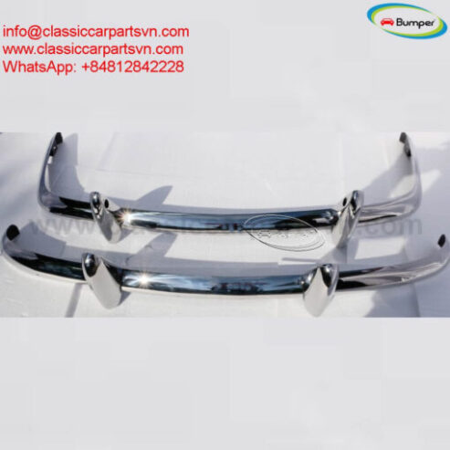 Triumph TR4 (1961-1965) bumpers by stainless steel new