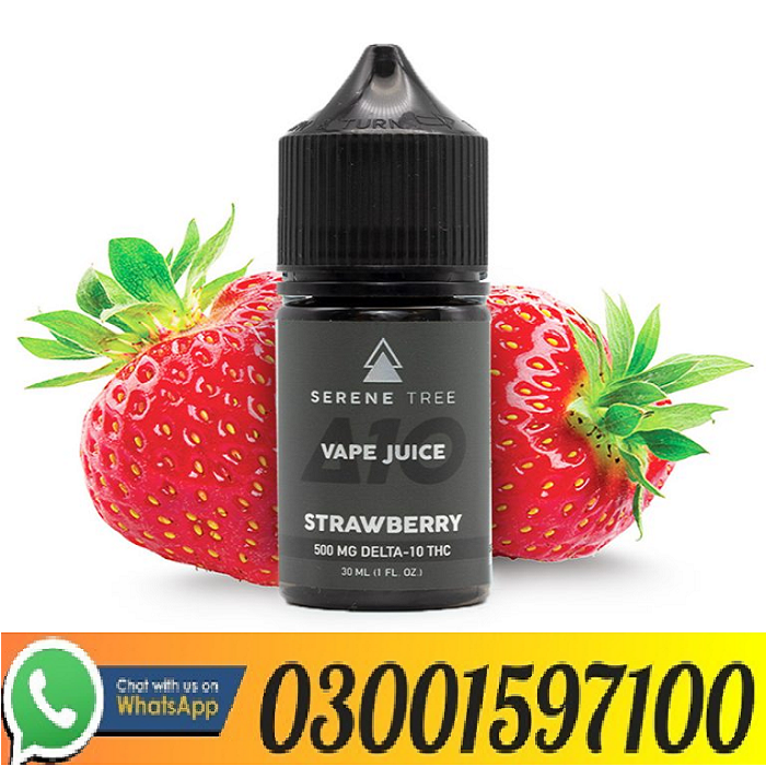 Serene Tree Delta-10 THC Strawberry Vape Juice In Rawalpindi/03001597100