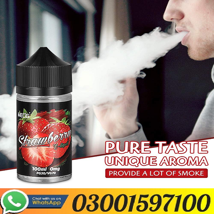 Strawberry Vape Juice 100ML Price In Karachi=03001597100