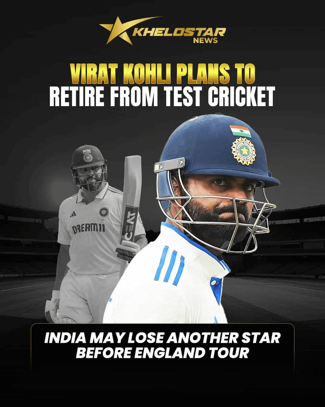 Virat Kohli Likely to Step Away from Test Cricket – Khelostar News