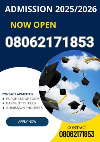 Faculty of Nursing Sciences, Achievers University, Owo, Ondo State 2025-2026 ADMISSION FORM is Out.