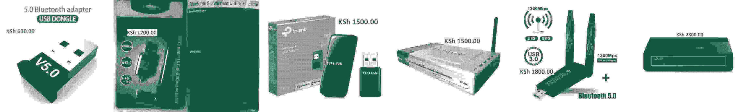 New USB Bluetooth and Wi-fi dongles