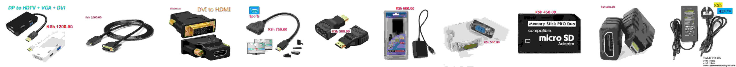 Brand new adapters and chargers