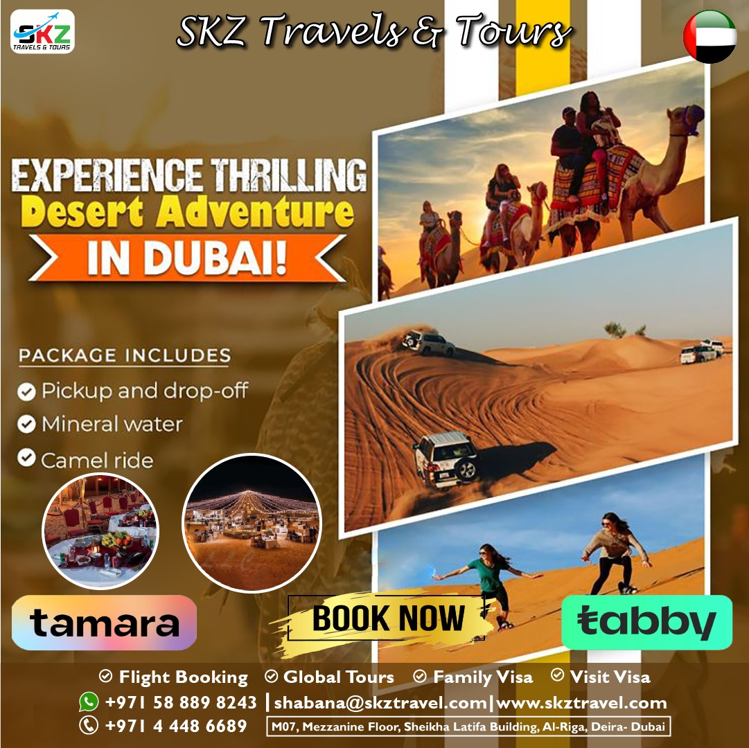 THRILLING DESERT ADVENTURE AWAITS YOU IN DUBAI!