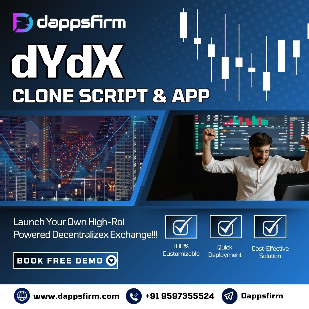 Kickstart Your DeFi Exchange with Our Feature-Rich dYdX Clone Platform