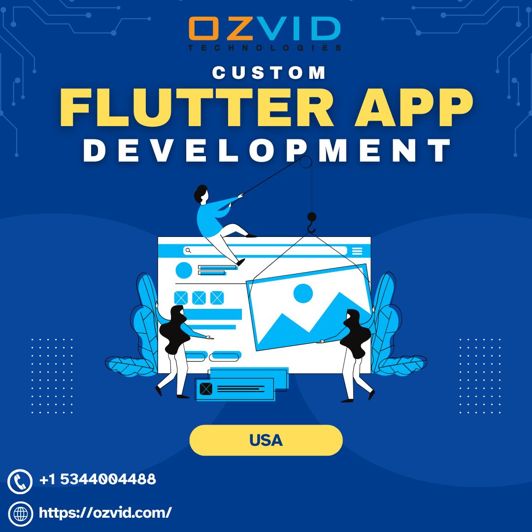 Reliable Flutter App Development Company in Dallas – OZVID Technologies