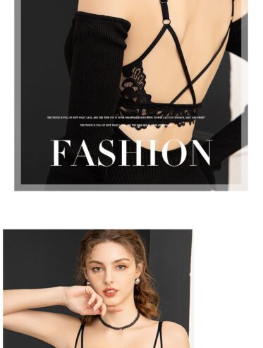 Front Button Underwear Women Without Steel Ring Gathering Bra