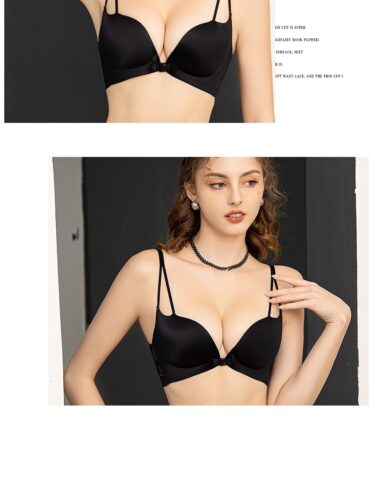 Front Button Underwear Women Without Steel Ring Gathering Bra