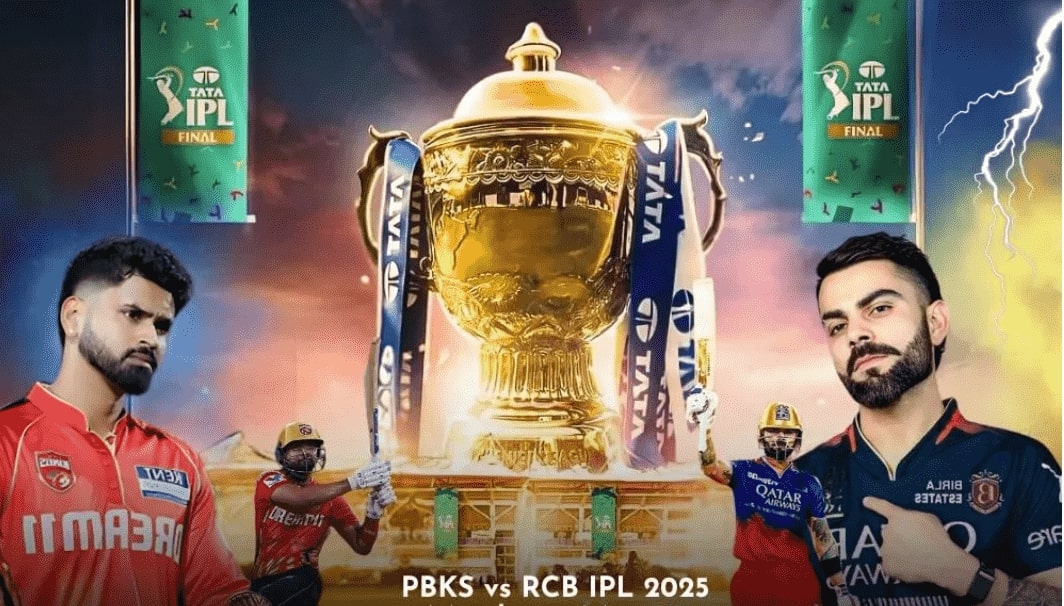 PBKS vs RCB IPL Final 2025 – Khelostar Live
