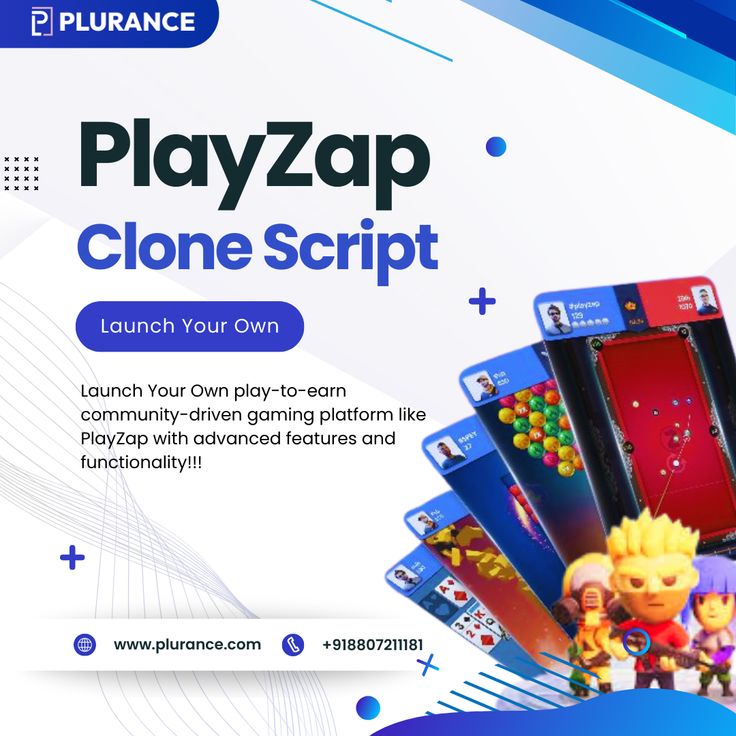 Launch Your P2E Gaming Empire with PlayZap Clone Script by Plurance