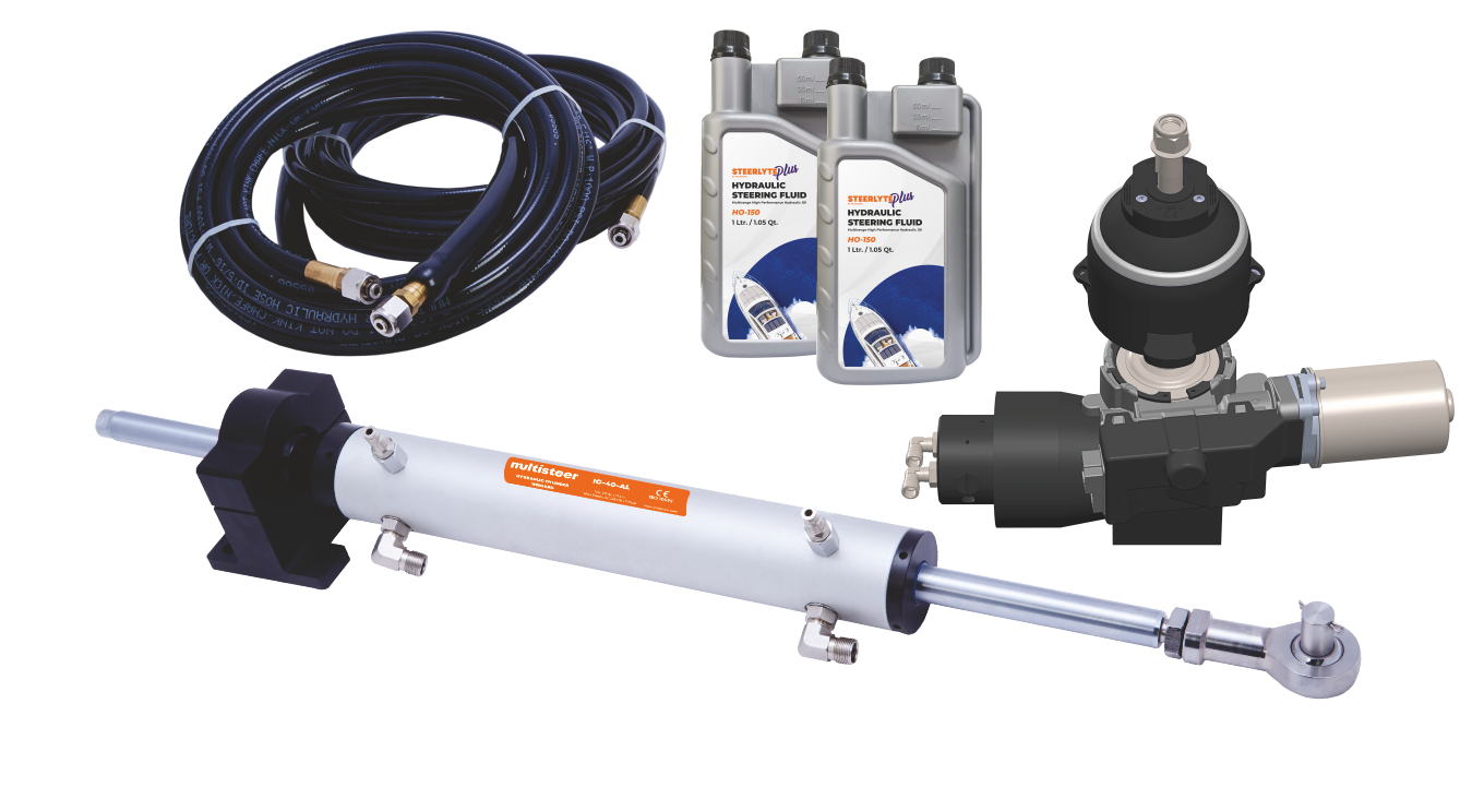 Power-Assisted Boat Steering System | Steerlyte Plus