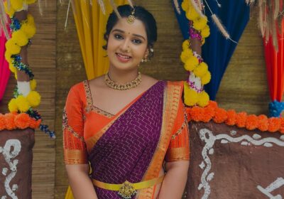 Ramachari-Saree-@atharva_store_-Jewellery-@gaanafashion_ethnicjewellery-mouna-mouna_guddemane-charu-ramachariserial-kannada-festival-sankranti-instagram-instagood-instadaily