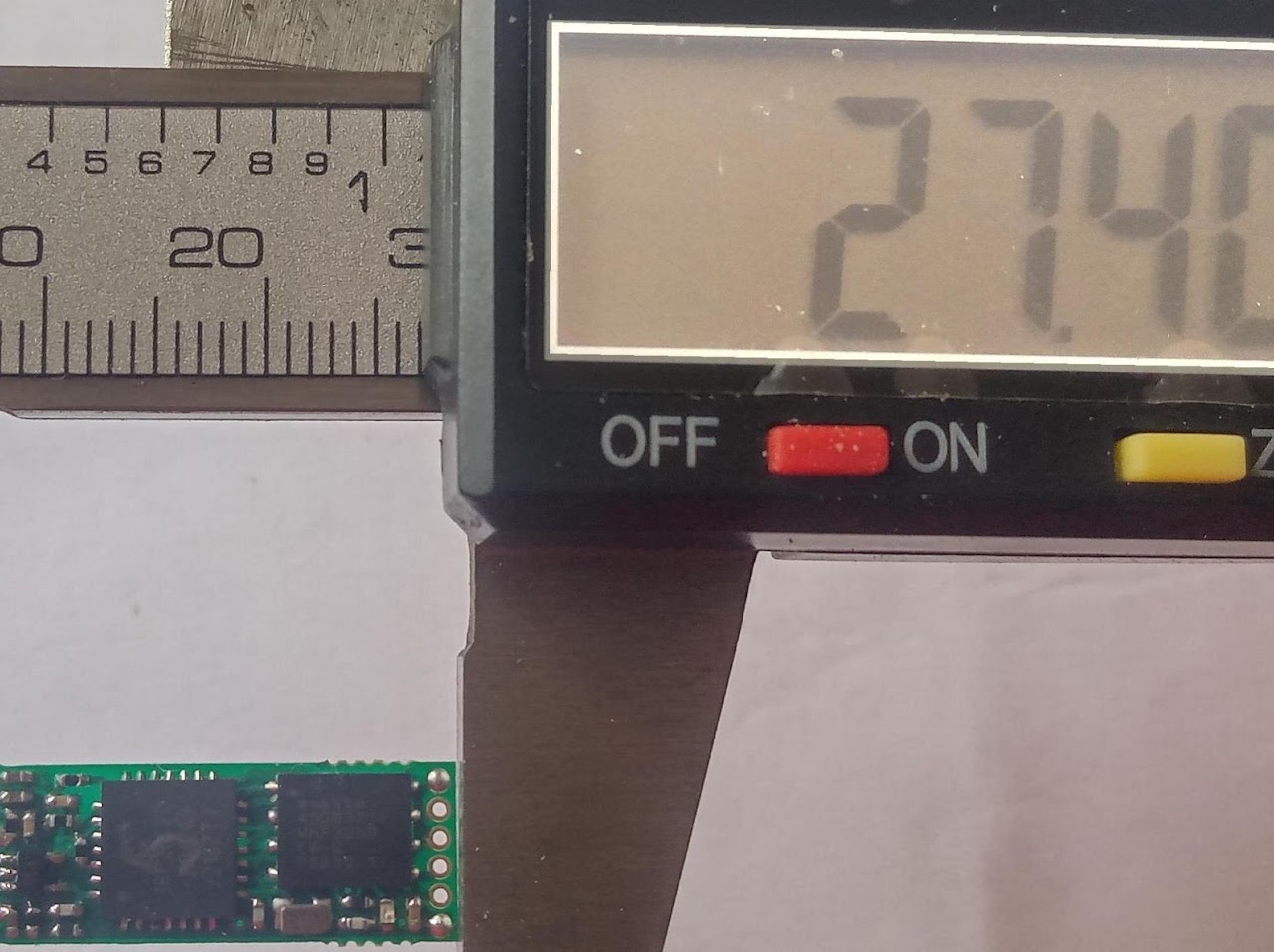 Audio MSR / PCB Terminal 6 – Sizes: 1.10mm x 8.14mm x 27.40mm