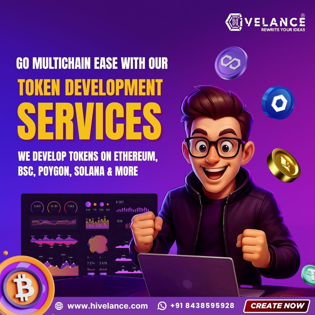 Custom Token Development Services for All Major Blockchains