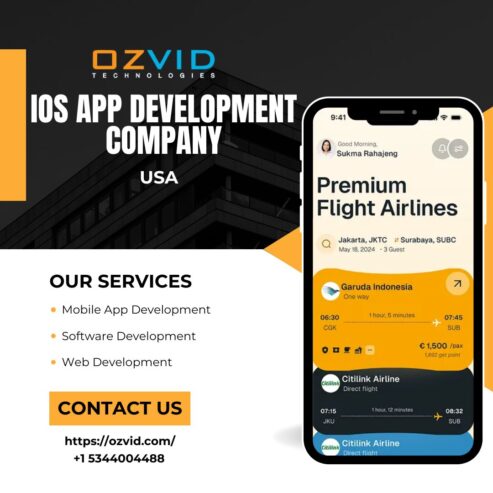 Get User-Friendly Apps from an iOS App Development Company Dallas – OZVID Technologies