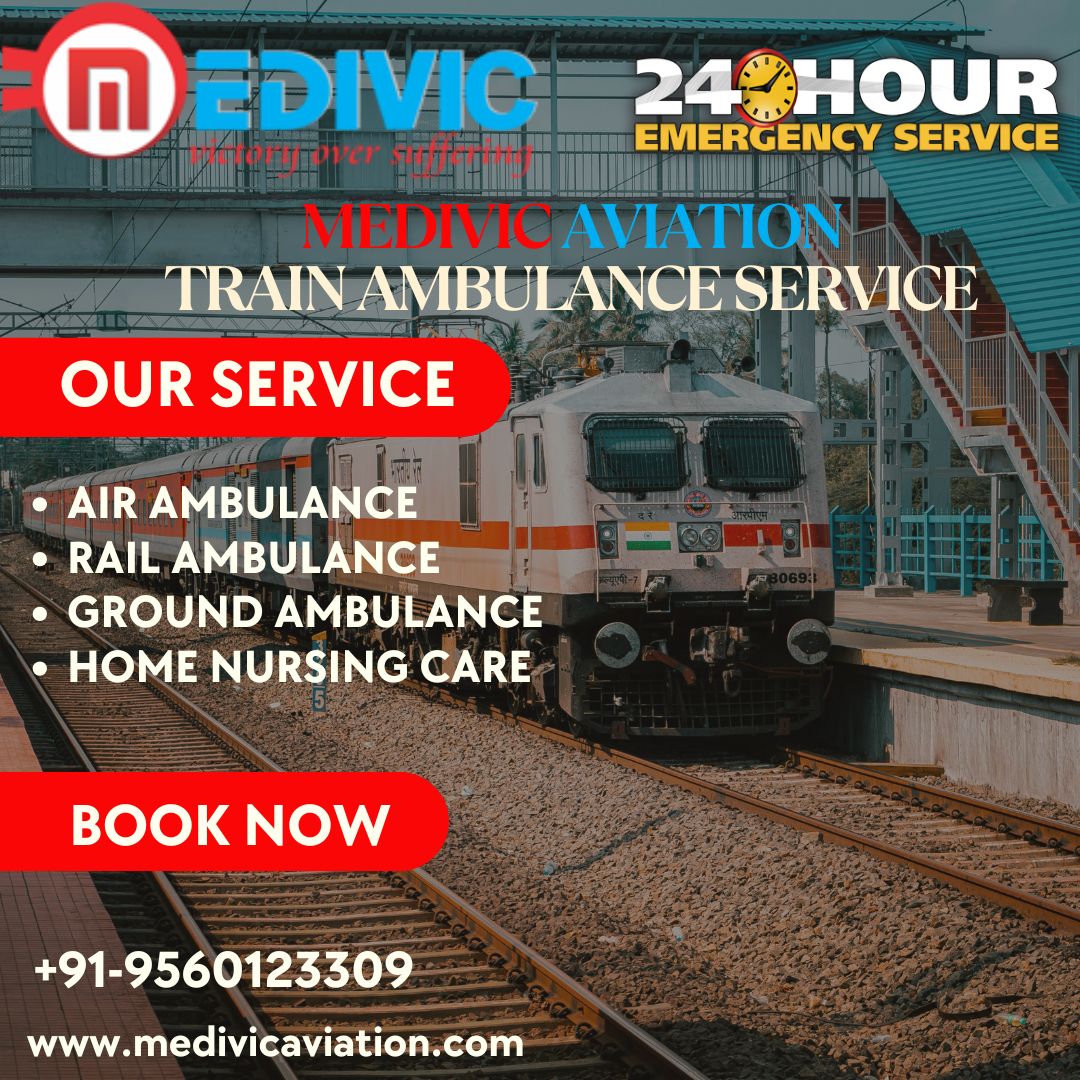 Choose Medivic Aviation Train Ambulance Services for Secure Patient Transport in Patna