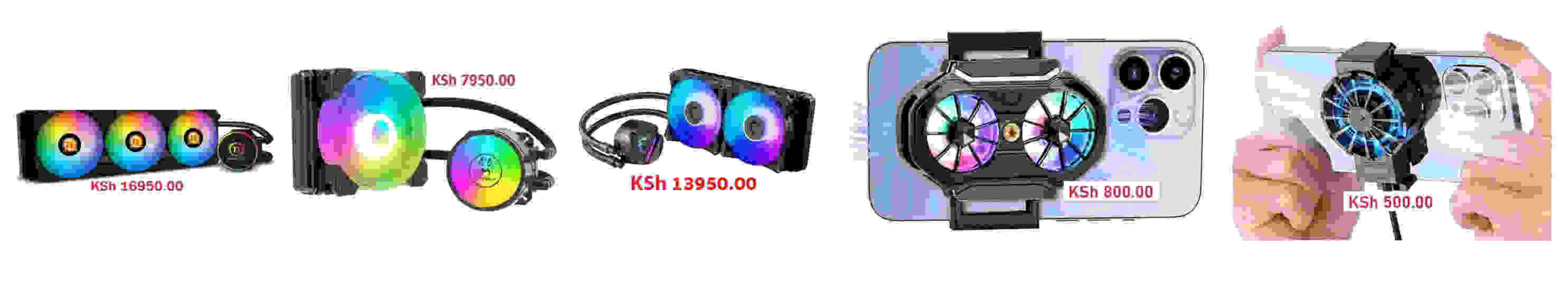 New liquid CPU and GPU coolers