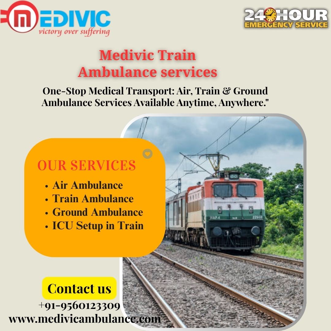 Medivic is Shifting Lives with Complete Focus in Ranchi in its Train Ambulance
