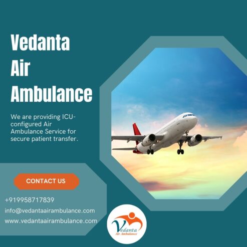 Air Ambulance with Expert Medical Crew in Chennai