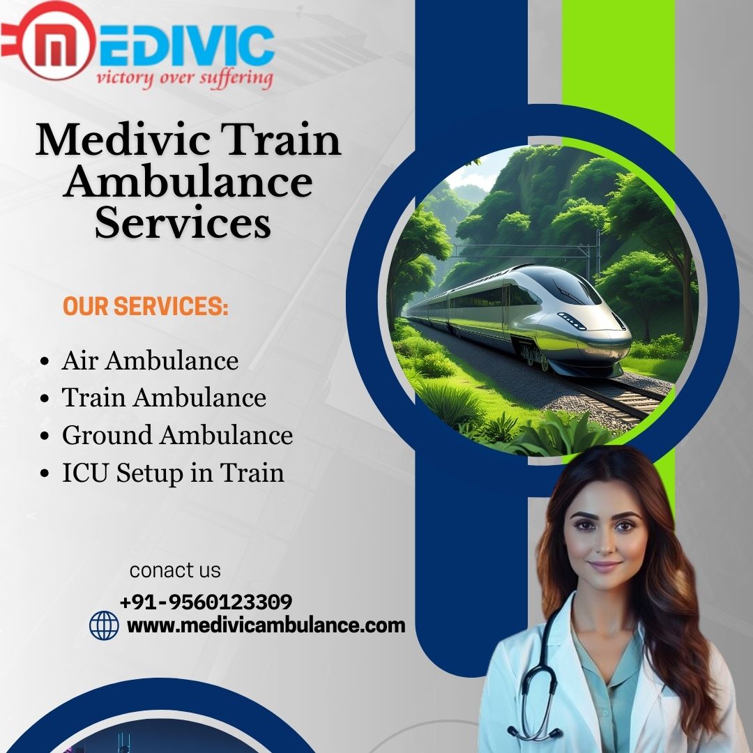 Medivic Makes Travel Easy for Serious Cases in Kolkata in its Train Ambulance