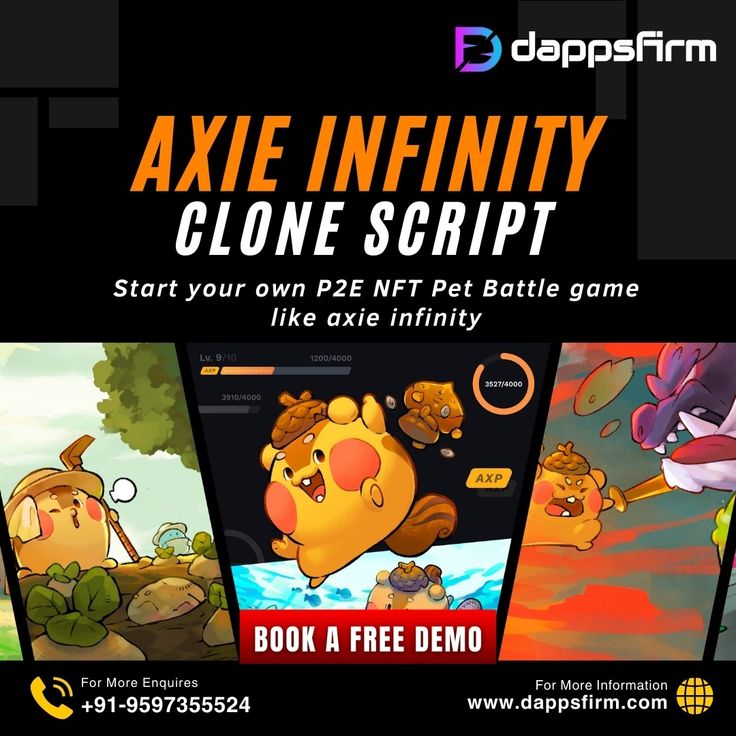 Gain First-Mover Advantage Using Axie Infinity Clone Script With ROI Focus
