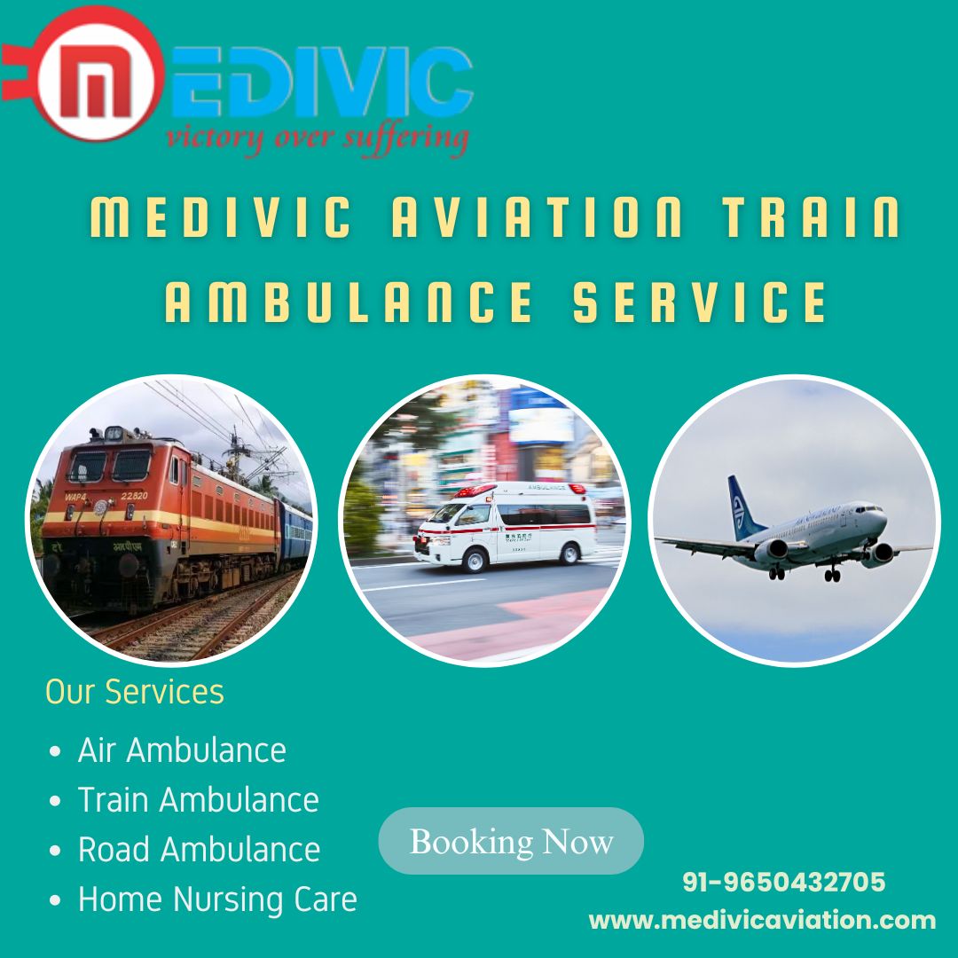 Medivic Aviation Train Ambulance in Bangalore Has Years of Experience in the Field Of Transportation