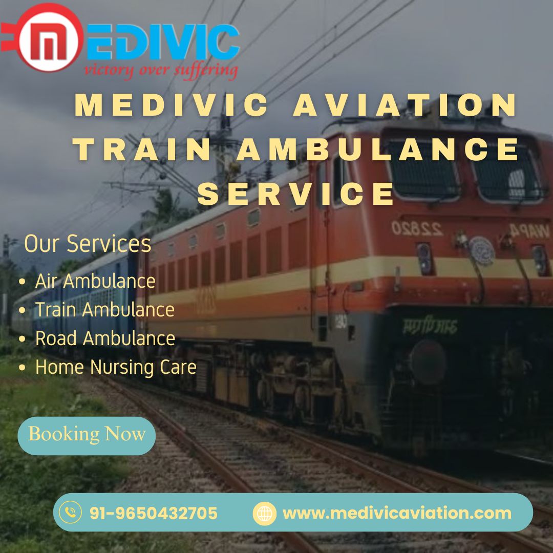 Medivic Aviation Provides a Train Ambulance to Transport Patients in Kolkata