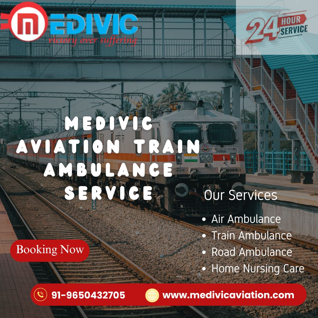 Medivic Aviation Train Ambulance to Transport Patients with Modern ICU Facilities in Kolkata