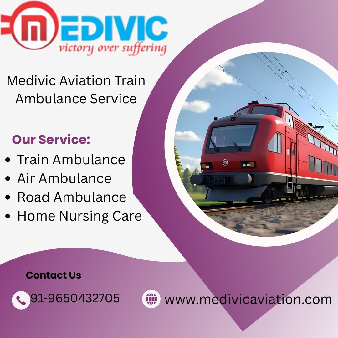 Medivic Aviation Keeps Your Responsibilities Minimal in Bangalore in its Train Ambulance