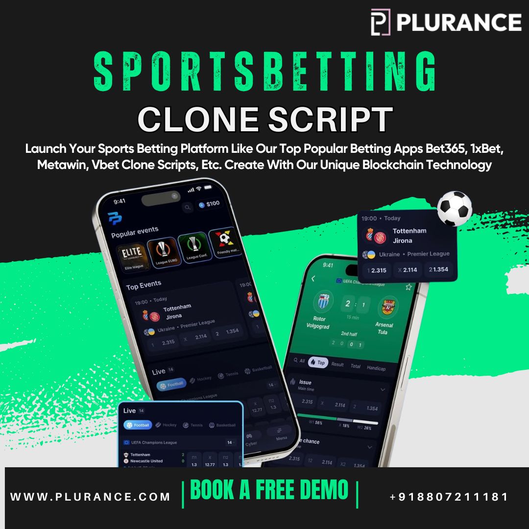 Plurance’s Sportsbook Clone Software with Free CRM & ChatBot