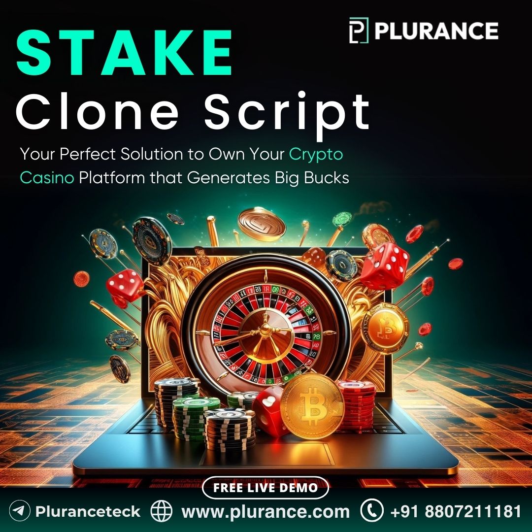 Plurance’s Stake Clone Script – The Best Bet for Your Casino Startup