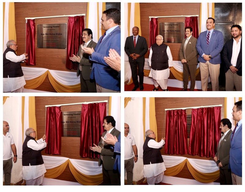 State-of-the-Art Screening Theatre Inaugurated at Marwah Studios by Shri Kalraj Mishra
