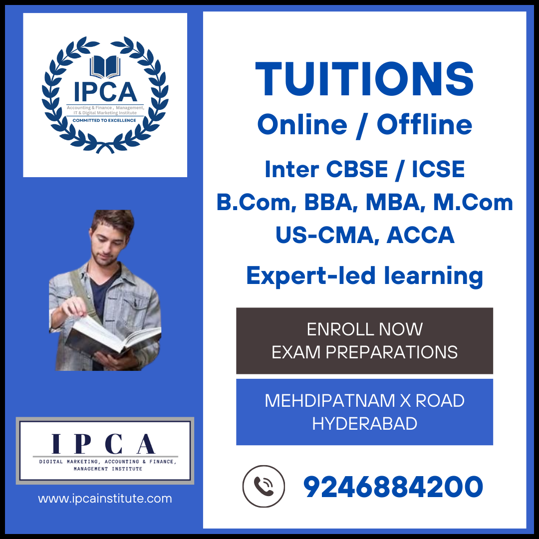 Looking for the best tuition for B.Com or BBA? Join IPCA