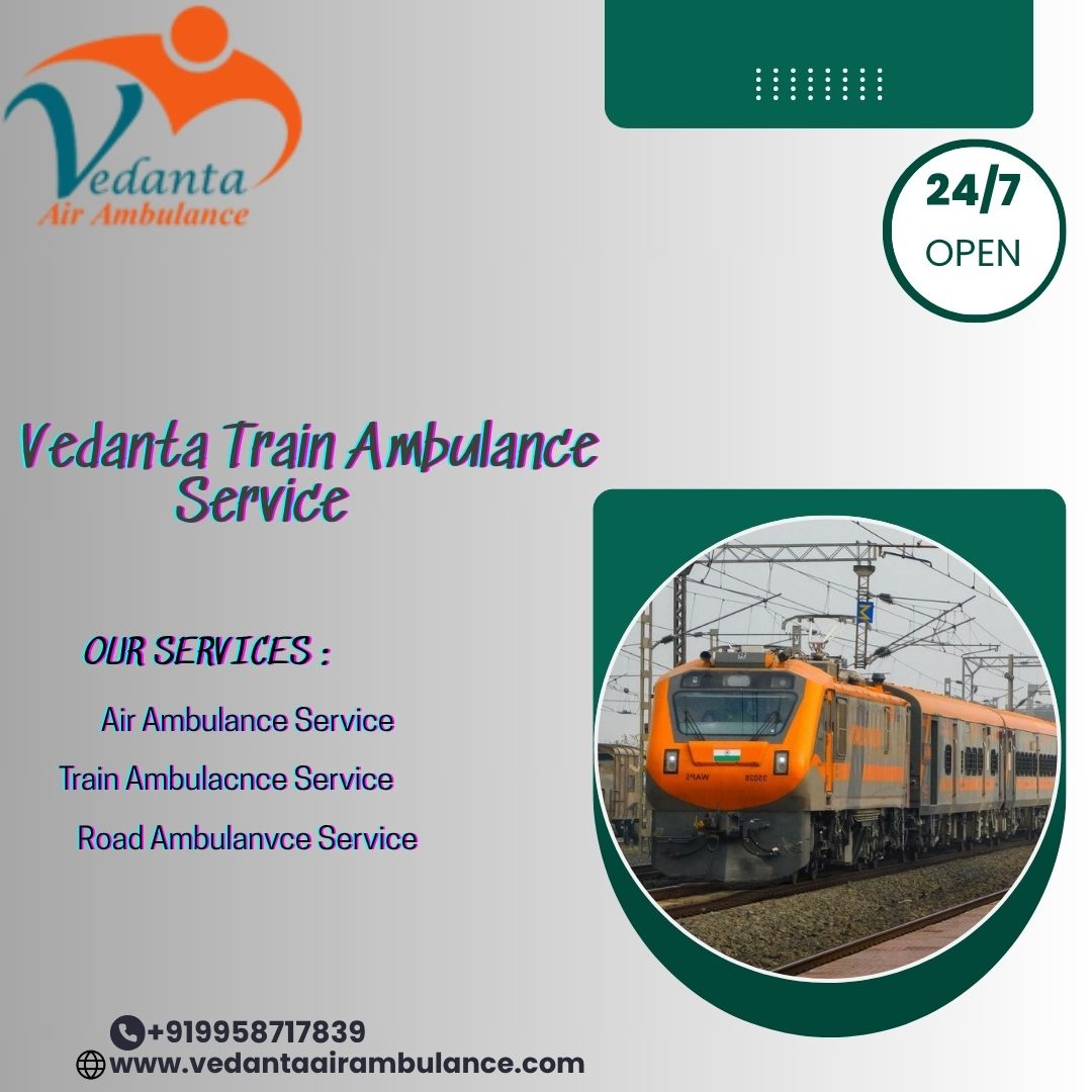 Vedanta Train Ambulance Service in Bhopal – Transforming the Way Patients are Shifted