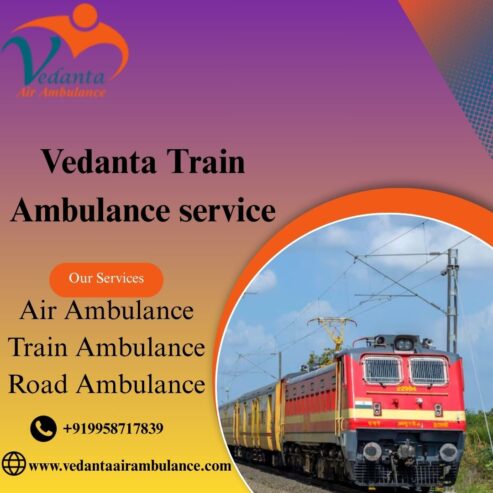 Select the Vedanta Train Ambulance Service in Pune With All Medical Facilities Provided