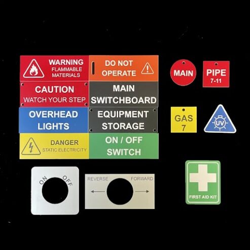 Clean Application Meets Industrial Strength – Discover Adhesive Aluminum Nameplates